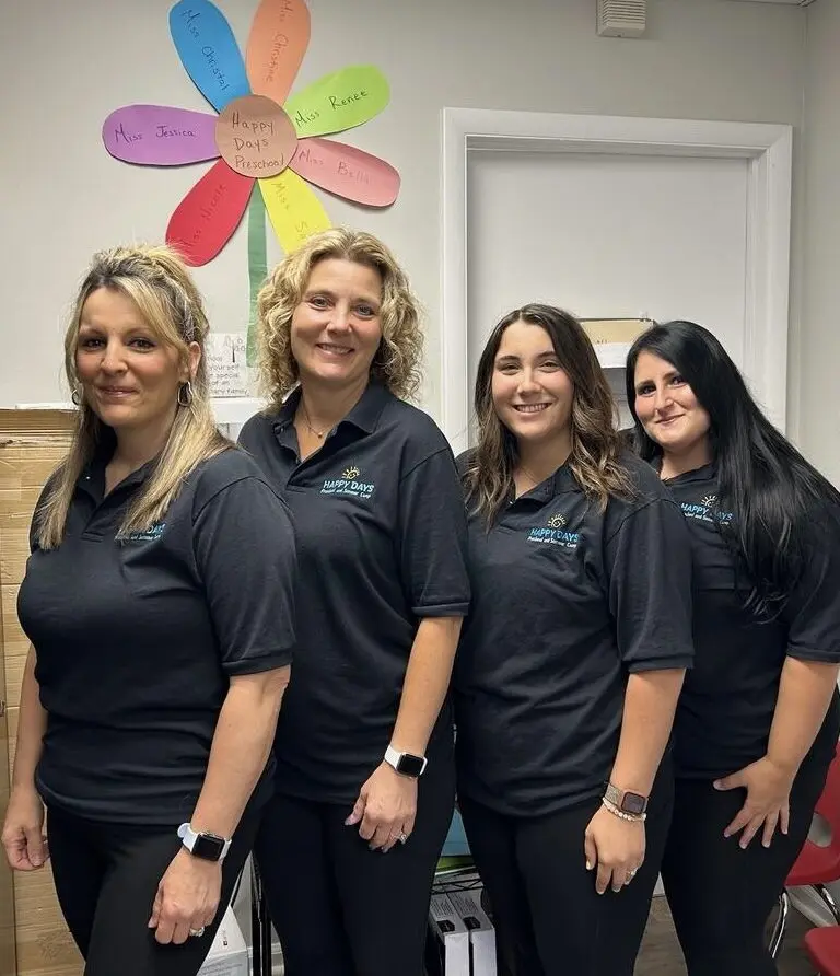 Happy Days Preschool teachers and staff